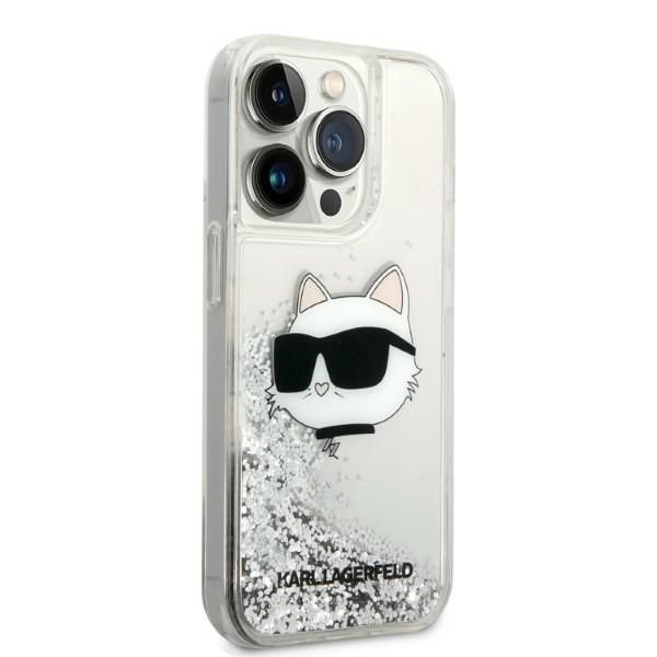 Etui Karl Lagerfeld do iPhone 14 Pro Max, Srebrny zdjęcie 4