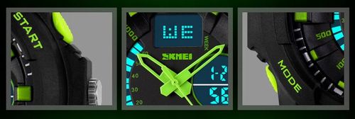 Zegarek dziecięcy SKMEI elektroniczny czarny wiele funkcji na Arena.pl