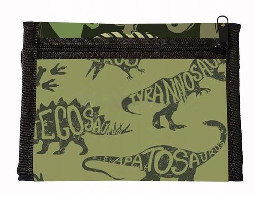 KOMPLET Saszetka + portfel DINOZAURY moro T-Rex Nerka biodrowa na Arena.pl