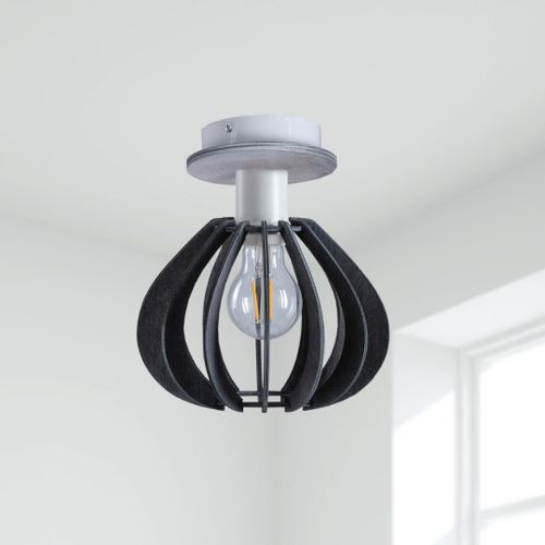 Lampa sufitowa 1xE27 NICOLETA GREY 830 na Arena.pl