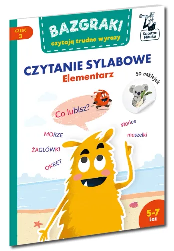 Bazgraki Czytają Trudne Wyrazy. Czytanie Sylabowe. Elementarz na Arena.pl