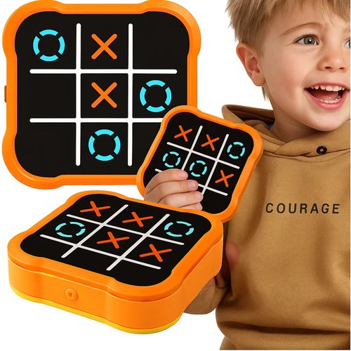 Gra elektroniczna kółko i krzyżyk logiczna umysłowa edukacyjna prezent 3w1 na Arena.pl
