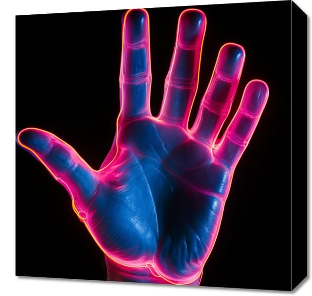 Obraz 50x50cm Dotyk Przyszłości zdjęcie 1