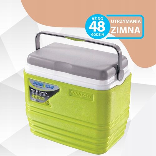 Lodówka turystyczna zielona, na jedzenie napoje Pinnacle TPX 7013 10L na Arena.pl