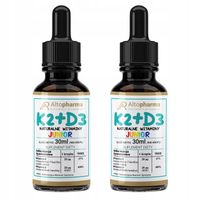 WITAMINA K2 MK-7 + D3 FORTE JUNIOR KROPLE 2x30ml