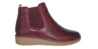 Gabor Botki damskie skórzane - Sztyblety Opti-fit - rozmiar 36 - Bordowe