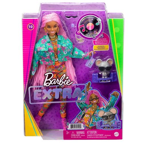 Mattel Barbie Lalka Extra Warkoczyki + Akcesoria na Arena.pl