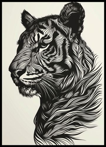 Plakat 50x70cm Tygrysi Gwizd na Arena.pl