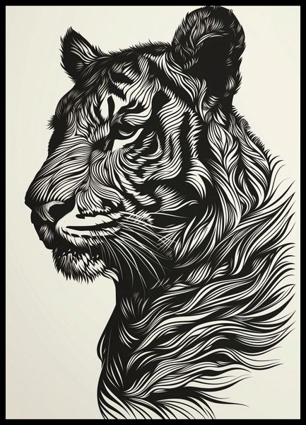 Plakat 50x70cm Tygrysi Gwizd zdjęcie 2