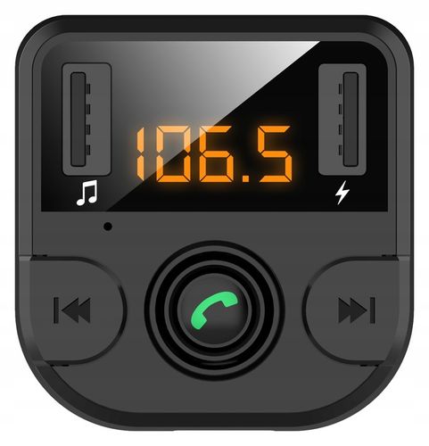 Transmiter Bluetooth FM Ładowarka 2xUSB LCD MP3 na Arena.pl