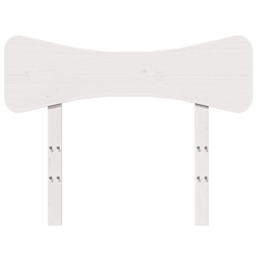 Wezgłowie do łóżka, białe, 100 cm, lite drewno sosnowe na Arena.pl
