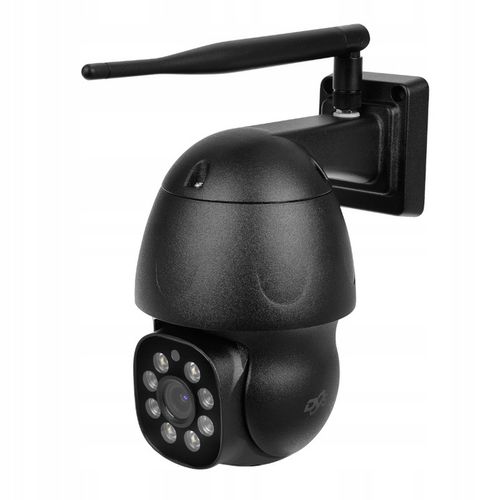 ZEWNĘTRZNA CZARNA BEZPRZEWODOWA KAMERA WIFI OBROTOWA IP 4MPX TUYA SMART DVS na Arena.pl