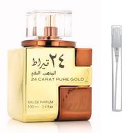 LATTAFA 24 Carat Pure Gold PRÓBKA perfum unisex 5ml 80+ psiknięć