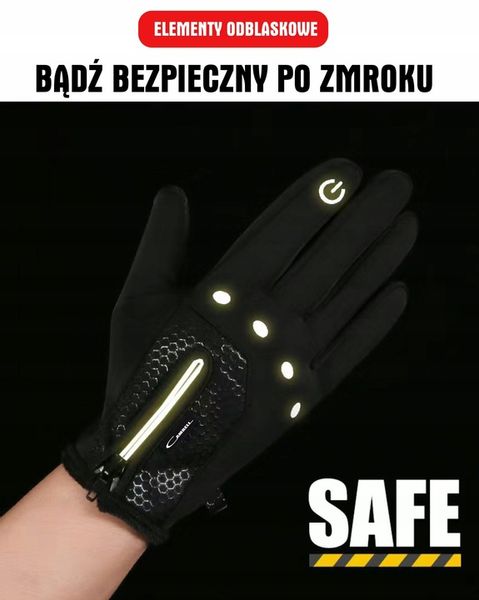 Rękawice Górskie Softshell Narty Rower Touch XXL zdjęcie 7