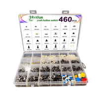 ProRock Tactile Switch 460PCS 2-Pin & 4-Pin Momentary Light Touch