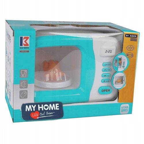 NA PREZENT Zabawkowa Mikrofalówka ze światłem i dźwiękiem na Arena.pl