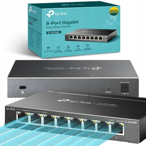 SWITCH TL-SG108E 8-PORTOWY TP-LINK na Arena.pl