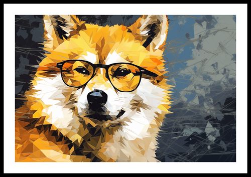 Plakat 60x40cm Intelektualny Psiak na Arena.pl