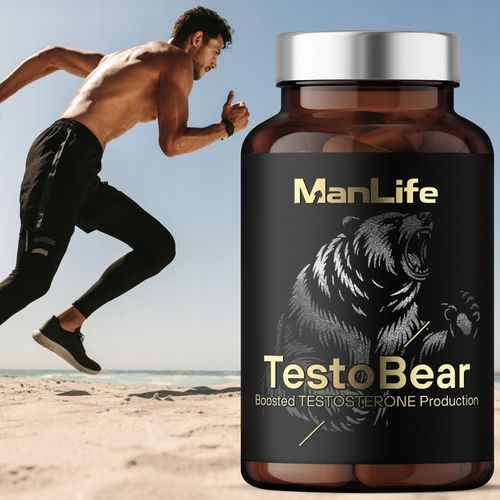 TESTOSTERON tabletki | Naturalny Booster TESTOSTERONU | ManLife TestoBear na Arena.pl