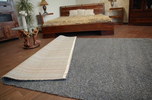 Dywan JAZZY BASIC ciemny srebrny na Arena.pl