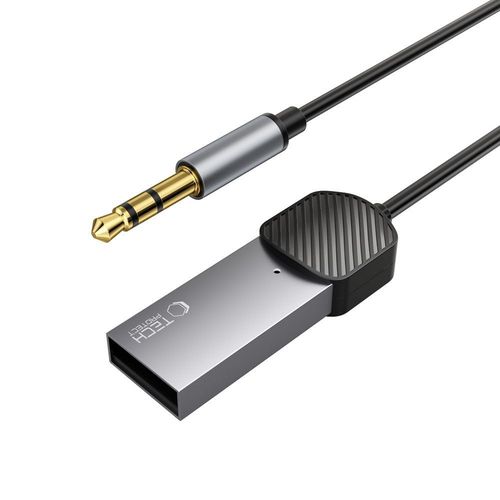 TECH-PROTECT ULTRABOOST BLUETOOTH AUX AUDIO ADAPTER CABLE GREY na Arena.pl