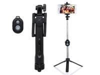 ND41_dS_35479 Uchwyt monopod selfie bluetooth ze