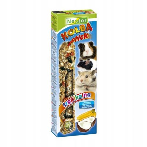 NESTOR Kolby dla gryzoni MIX SMAKÓW 10x 115g na Arena.pl