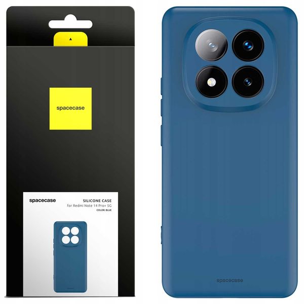 Spacecase Silicone Case 3.0 Redmi Note 14 Pro+ 5G blue zdjęcie 1