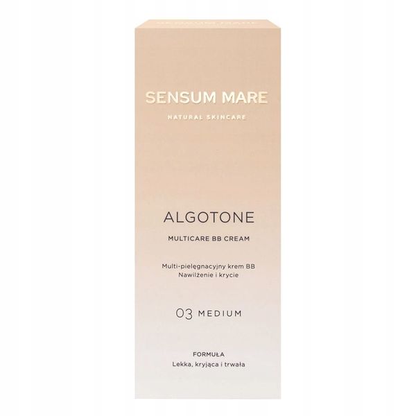 Multi-pielęgnacyjny krem BB MEDIUM ALGOTONE SENSUM MARE zdjęcie 3
