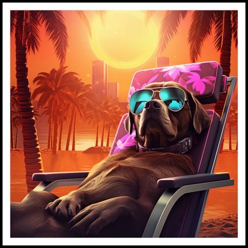 Plakat 90x90cm Lato w Stylu na Arena.pl