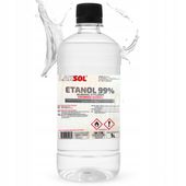 Alkohol Etanol 99% do Dezynfekcji 1 Litr antywirusowy Płyn antybakteryjny