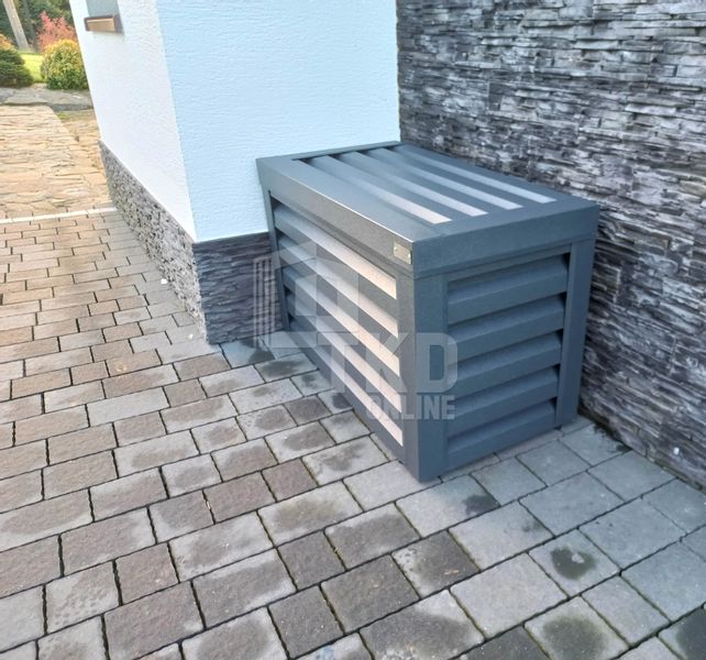 Osłona klimatyzatora - pompy ciepła 70x40x60 cm antracyt TKD159 zdjęcie 6