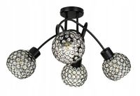 Lampa SUFITOWA żyrandol wisząca LOFT plafon szkło