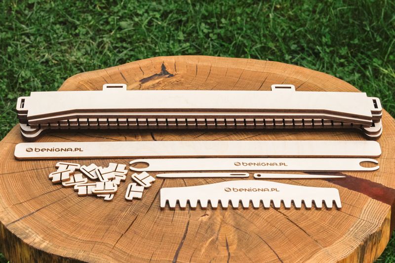 Krosno tkackie, pole robocze 40x40 cm zdjęcie 7