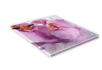 SZKLANA DESKA KUCHENNA 25x25 430e Orchidea