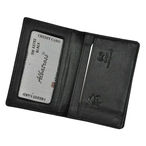 skórzane etui na karty albatross  rfid czarny na Arena.pl