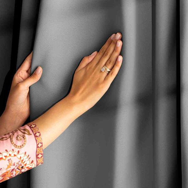 CURT/AH/BLACKOUT/EYELETS/SILVER/140X175/1PC zdjęcie 8