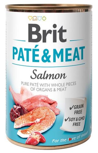 Brit Pate & Meat Dog Salmon puszka 400g na Arena.pl