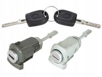 Wkładka Zamka Drzwi Przód Lewa Prawa i Klucze Zestaw VW Passat B5 1996-2005