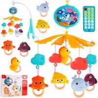 KARUZELA KARUZELKA DO ŁÓŻECZKA Z PROJEKTOREM TIMER POZYTYWKA DLA DZIECKA