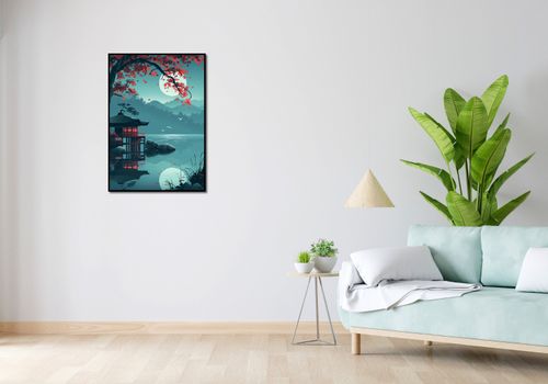 Plakat 59,4x84,1cm Japoński Pawilon na Arena.pl