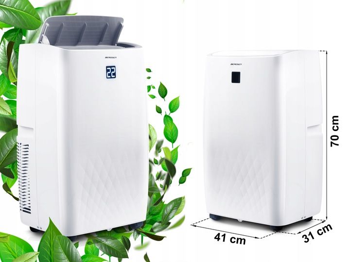 Klimatyzator przenośny z funkcją grzania 4kW OSUSZACZ 34l/24h WiFi BD-581 zdjęcie 5