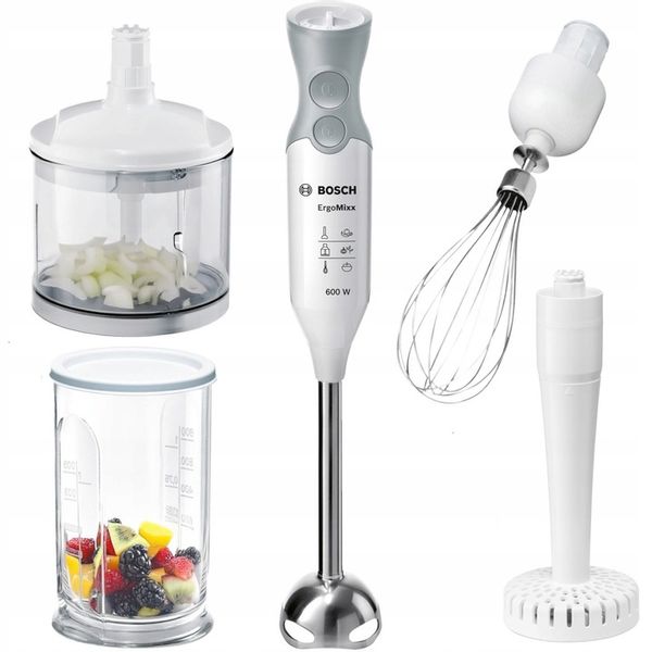 Blender ręczny Bosch MSM66155 ErgoMixx 600W końcówka do puree 12 prędkości zdjęcie 1