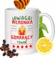 Kubek Dla Weroniki Koleżanki Przyjaciółki Prezent Z Nadrukiem Biały 330Ml