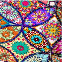 Pokrowiec Na Krzesło Mandala Kolorowe Wzory Elastyczny