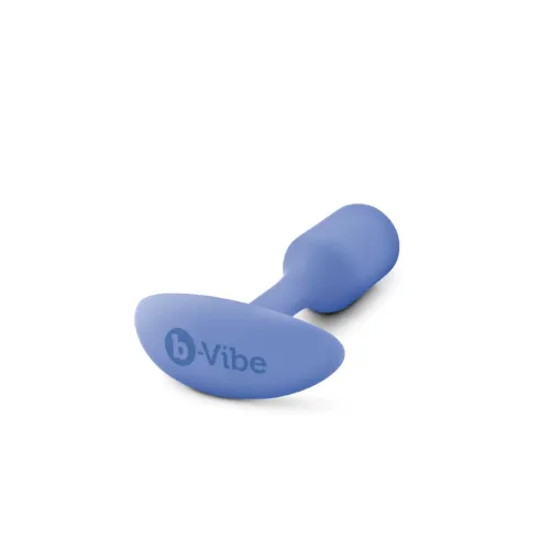 b-vibe snug plug 1 violet - silikonowy model z anatomiczną stopką 54g na Arena.pl