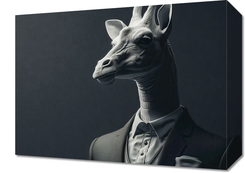 Obraz 40x30cm Żyrafa na Wyjściu zdjęcie 1