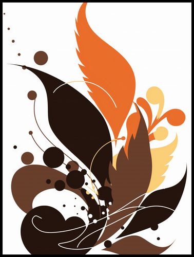 Plakat 75x100cm Ognie Jesienne na Arena.pl