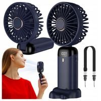 Wiatraczek Wentylator wiatrak stojący ręczny biurkowy cichy mocny