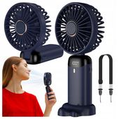 Wiatraczek Wentylator wiatrak stojący ręczny biurkowy cichy mocny